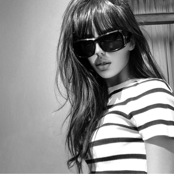 GUCCI HAVANA/BROWN UNISEX OVERSIZED SUNGLASSES GG1080S - Picture 9 of 10